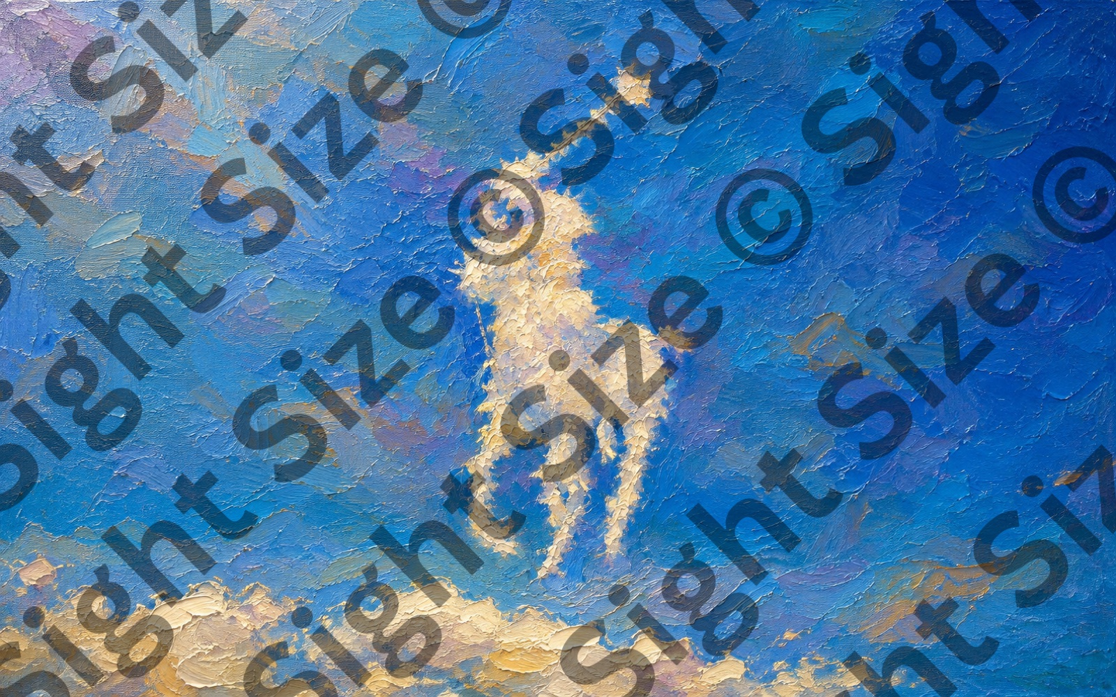 “Cloud Horse”, an oil painting from the Small Rebellions collection.