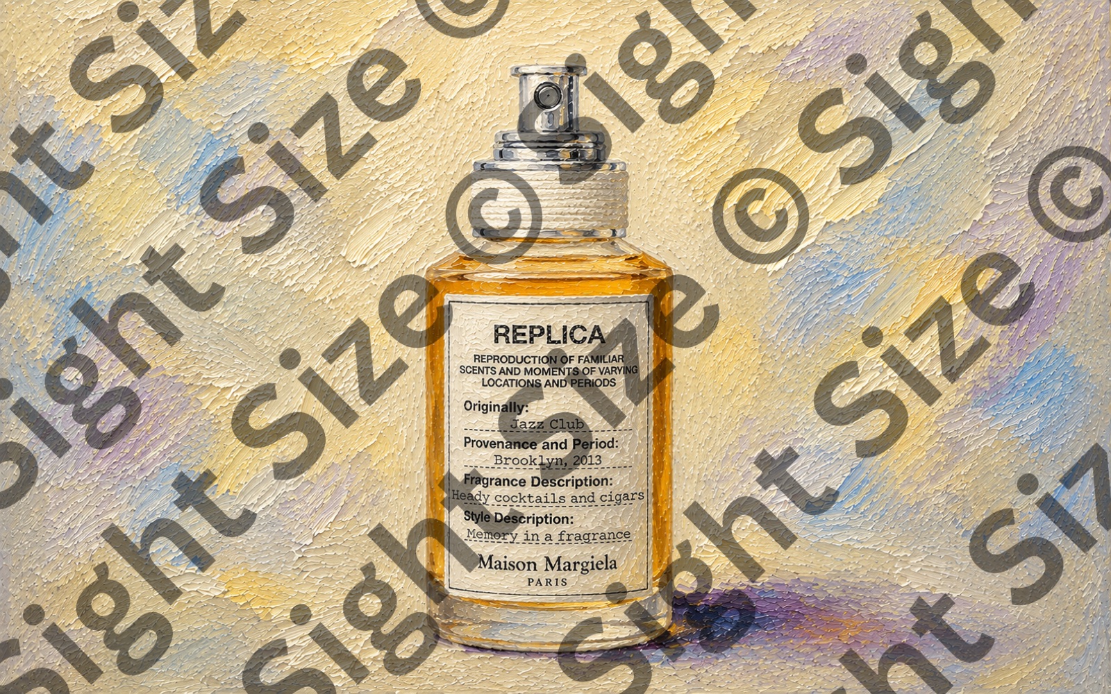 “The Label”, an oil painting from the The Shelf collection.